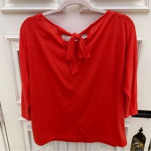 LOFT - Orange Blouse - Size MEDIUM